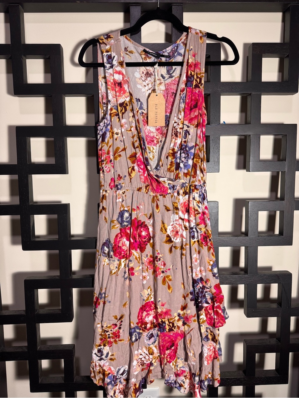 NWT Blu Pepper floral dress
